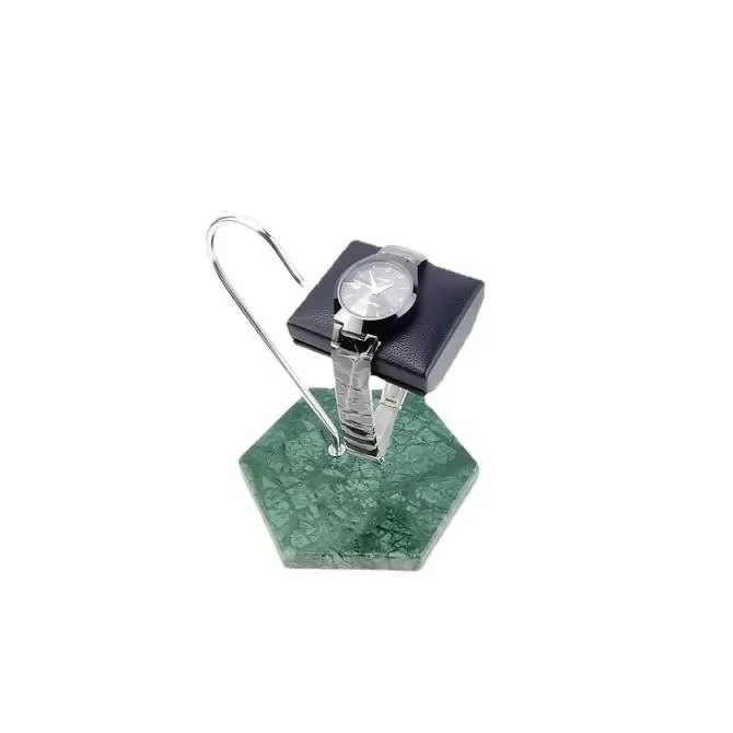 Jqueen Watch Display Stand Marble Base Green