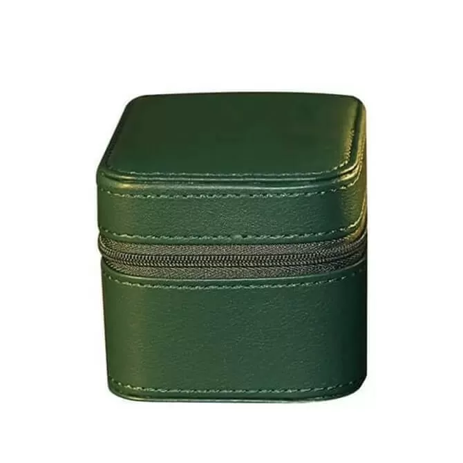 Jqueen Single Watch Case Leather Dark Green
